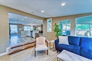 TV, video games, books, offices