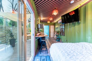 1 bedroom, iron/ironing board, free WiFi, bed sheets