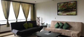 Beautiful apartment with spectacular view over the city