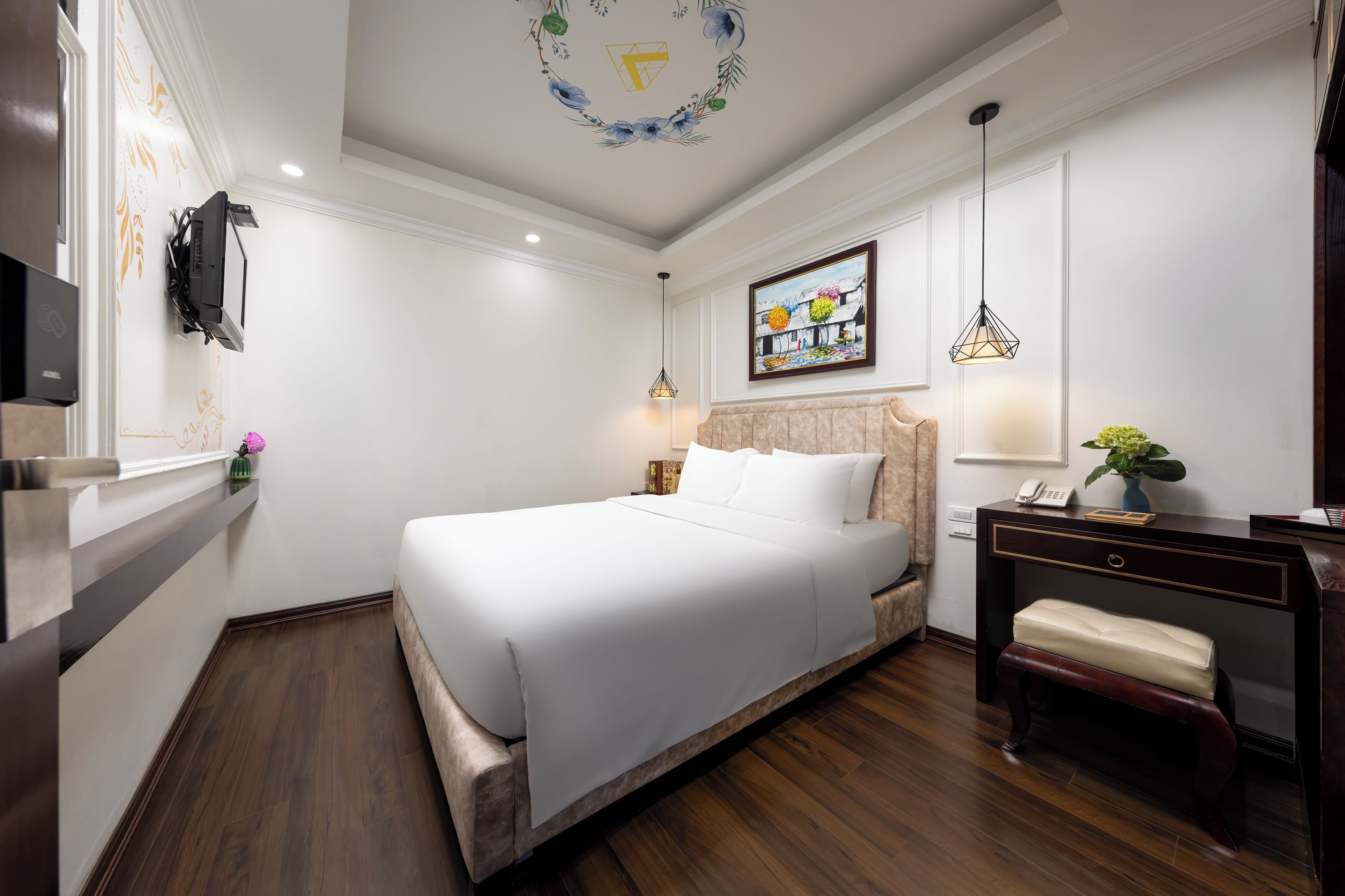 Quarto casal ou duplo superior | Frigobar, Wi-Fi de cortesia, roupa de cama