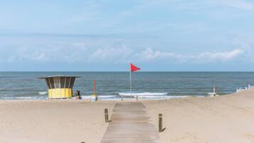 Vlak bij het strand