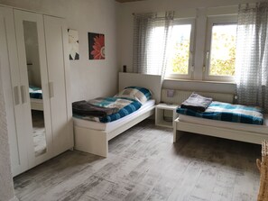 1 bedroom, iron/ironing board, travel crib, free WiFi