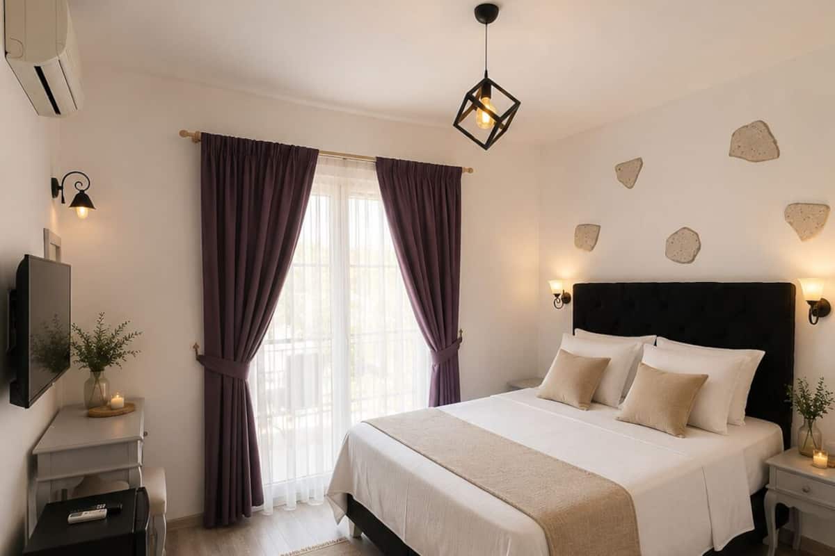 Habitación Deluxe, 1 cama de matrimonio | Ropa de cama de alta calidad y edredones de plumas