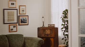 24-inch flat-screen TV with cable channels, TV