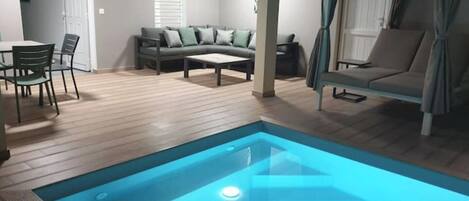 Una piscina climatizada