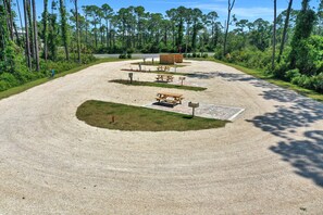 Outdoor dining - RV Site On St Joseph's Bay, All Hookups ~ Bay Destiny 1 (Cape San Blas)