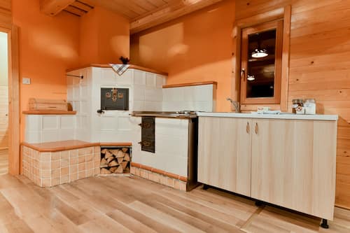 Xalet de luxe | Cuina privada | Frigorífic gran i placa de cuina