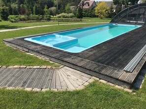 Indoor pool, outdoor pool - GDANSK -15min, Luxury House, kids friendly, own golf course up to15 guests (Ledowo)