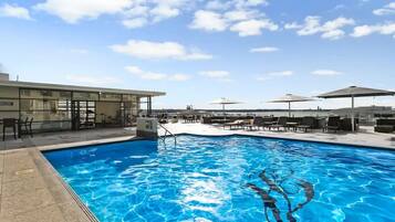 Indoor pool, a heated pool