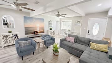 TV, video games, books, offices