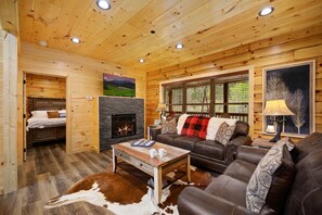 Smart TV, caminetto, lettore DVD