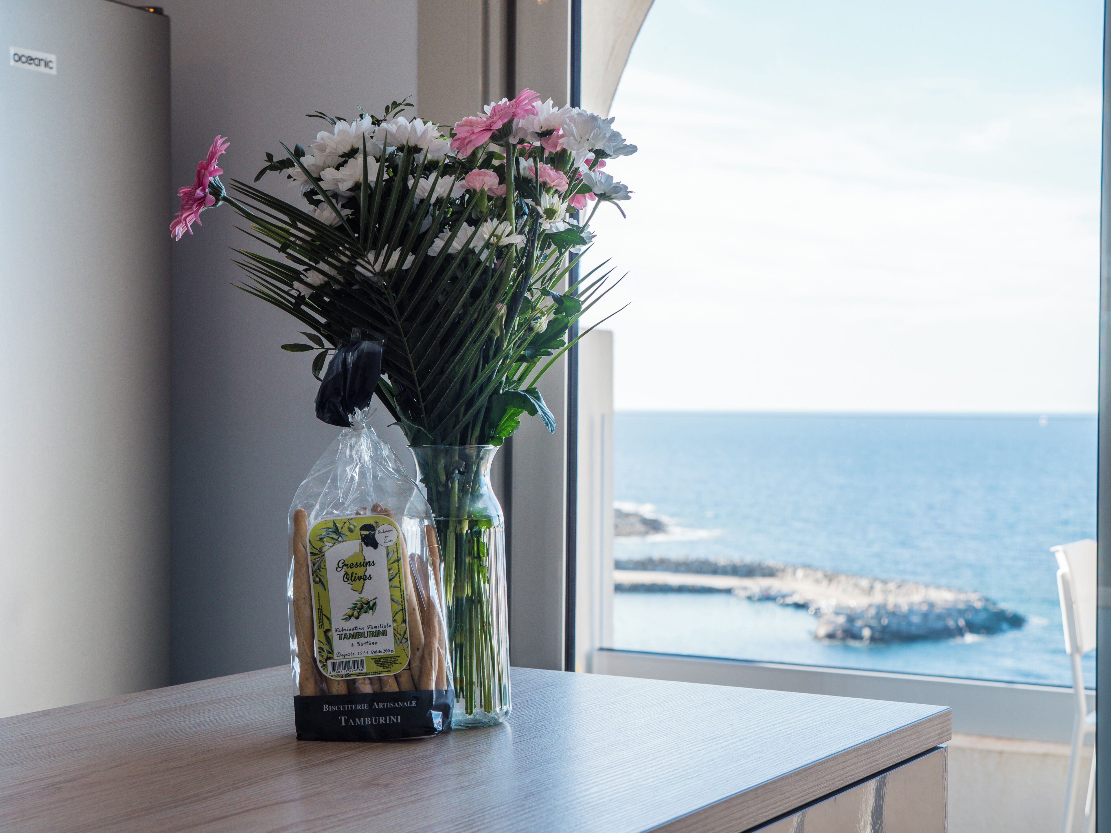 Appartement confortable et moderne climatisé, deux espaces nuit, terrasse vue magnifique sur mer | Pemandangan dari kamar