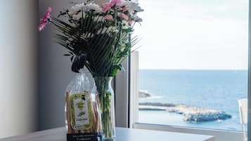 Appartement confortable et moderne climatisé, deux espaces nuit, terrasse vue magnifique sur mer | Pemandangan dari kamar