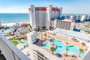 A heated pool - Beach Resort Condo, Sleeps 8!  Beautiful Ocean View! (Panama City Beach)