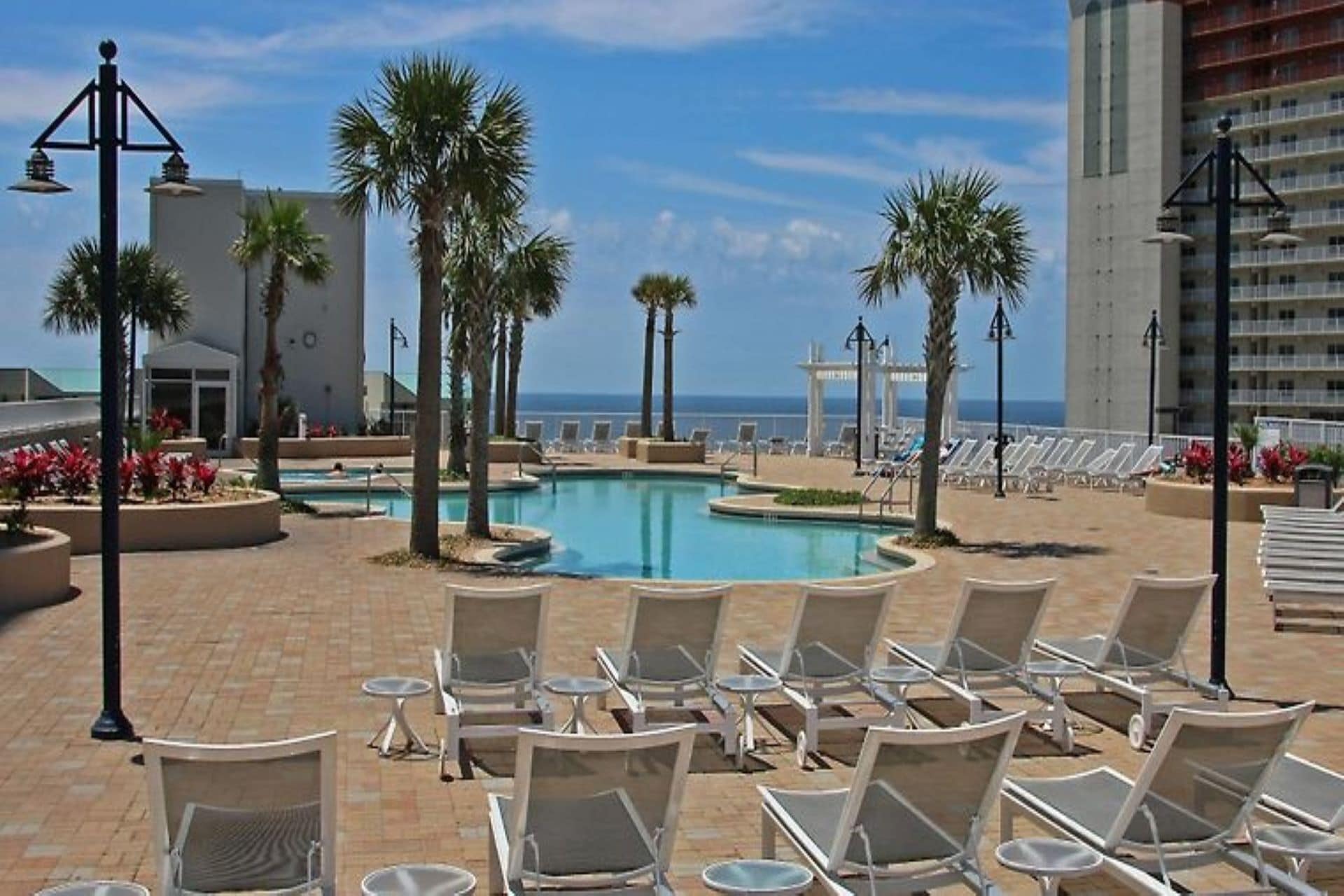 Una piscina riscaldata