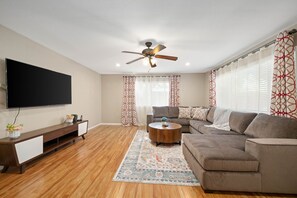 TV connectée, cheminée