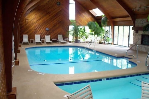 Indoor pool, outdoor pool