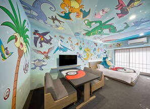Pokémon ROOM, Non Smoking | 1 bedroom, down duvets, in-room safe, iron/ironing board - MIMARU Tokyo Kinshicho (Tokyo)