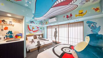 Pokémon ROOM, Non Smoking | 1 bedroom, down comforters, in-room safe, iron/ironing board