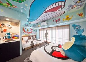 Pokémon ROOM, Non Smoking | 1 bedroom, down duvets, in-room safe, iron/ironing board - MIMARU Tokyo Kinshicho (Tokyo)