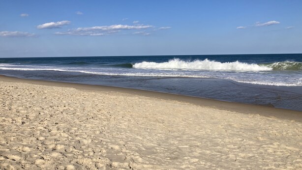 A beach with a sandy shore and waves. - Family fun! Beach, Kayaking, yard games, large fenced yard, fire pit. 2 mi beach (Ocean View)