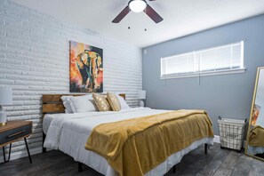 1 makuuhuone, työpöytä, silitysrauta/-lauta, ilmainen Wi-Fi