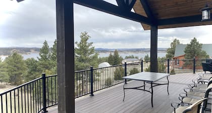 Luxury Lake House with Amazing Views of Glendo Lake and Mountains