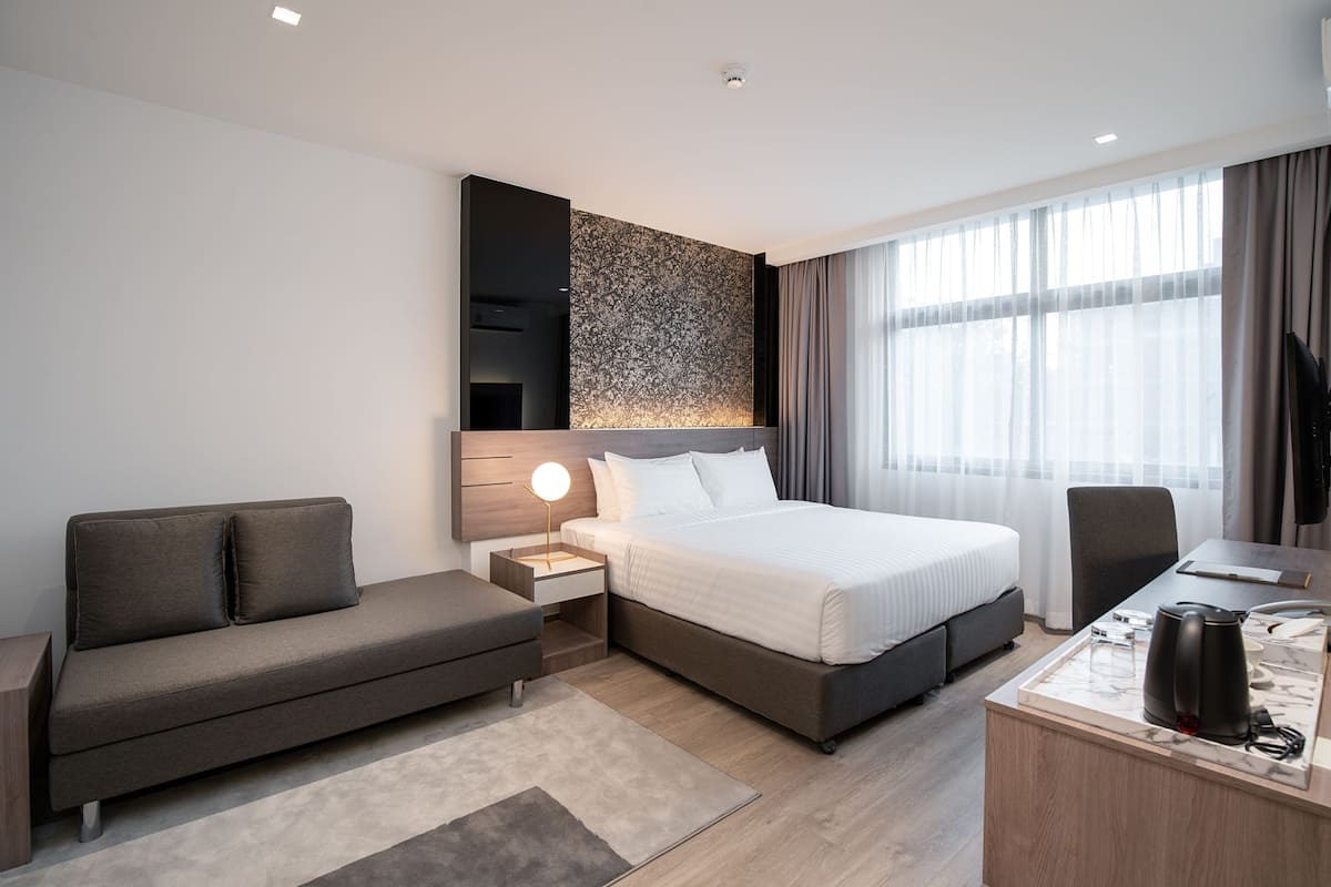 Superior Double Room | Premium bedding, free minibar items, in-room safe, desk