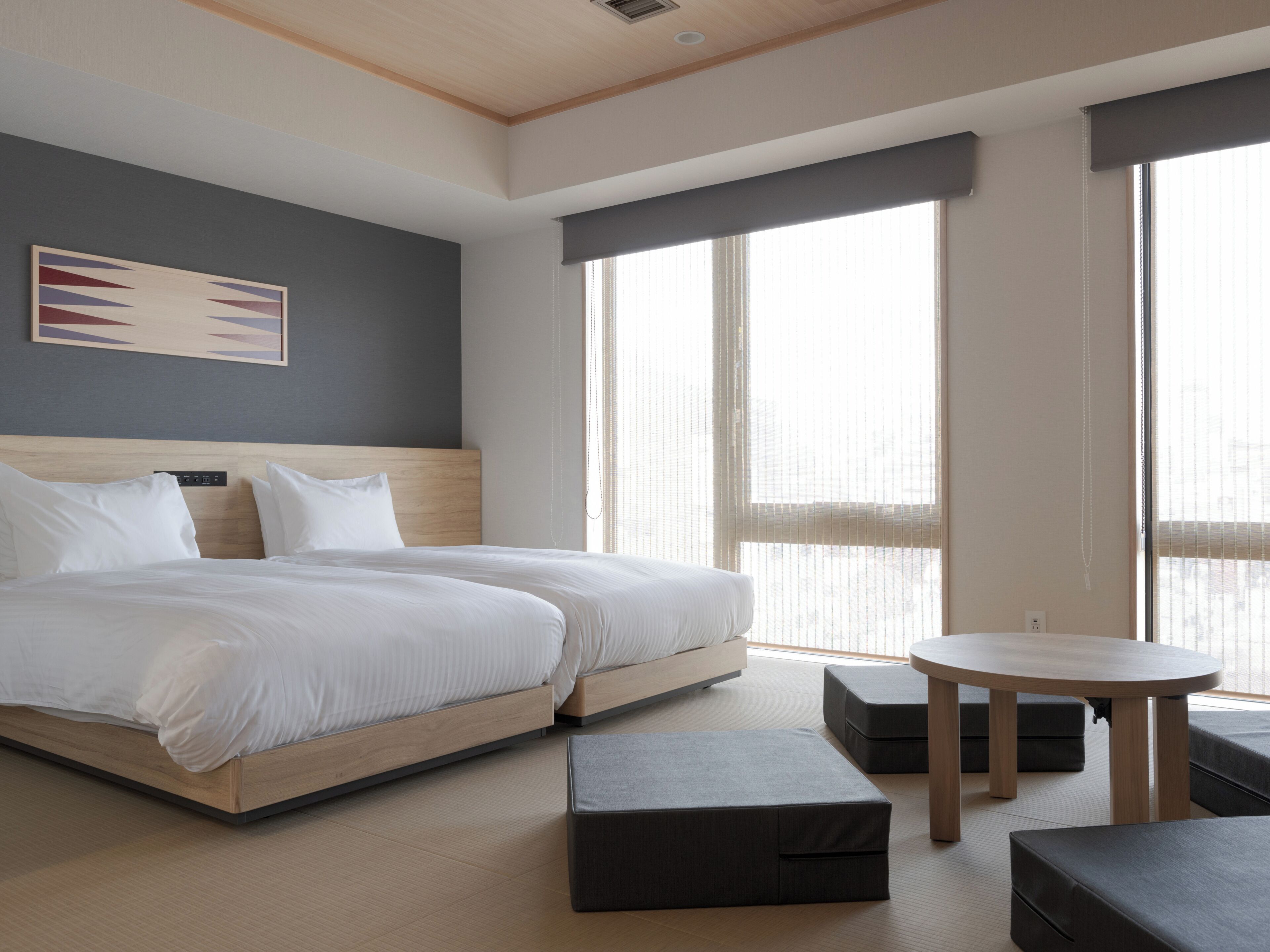 1-Bedroom Japanese Apartment, Non Smoking | Down comforters, in-room safe, desk, iron/ironing board