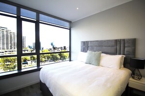 2 bedrooms, free cots/infant beds, free WiFi, bed sheets