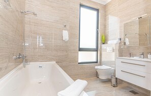 Ensemble douche/baignoire, sèche-cheveux