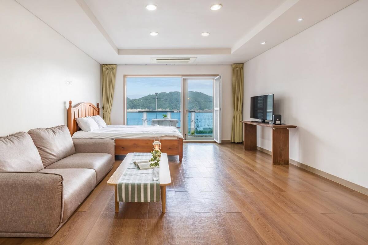 ห้องเบสิก, 1 ห้องนอน (103 (Oceanview)) | 1 ห้องนอน, Wi-Fi ฟรี