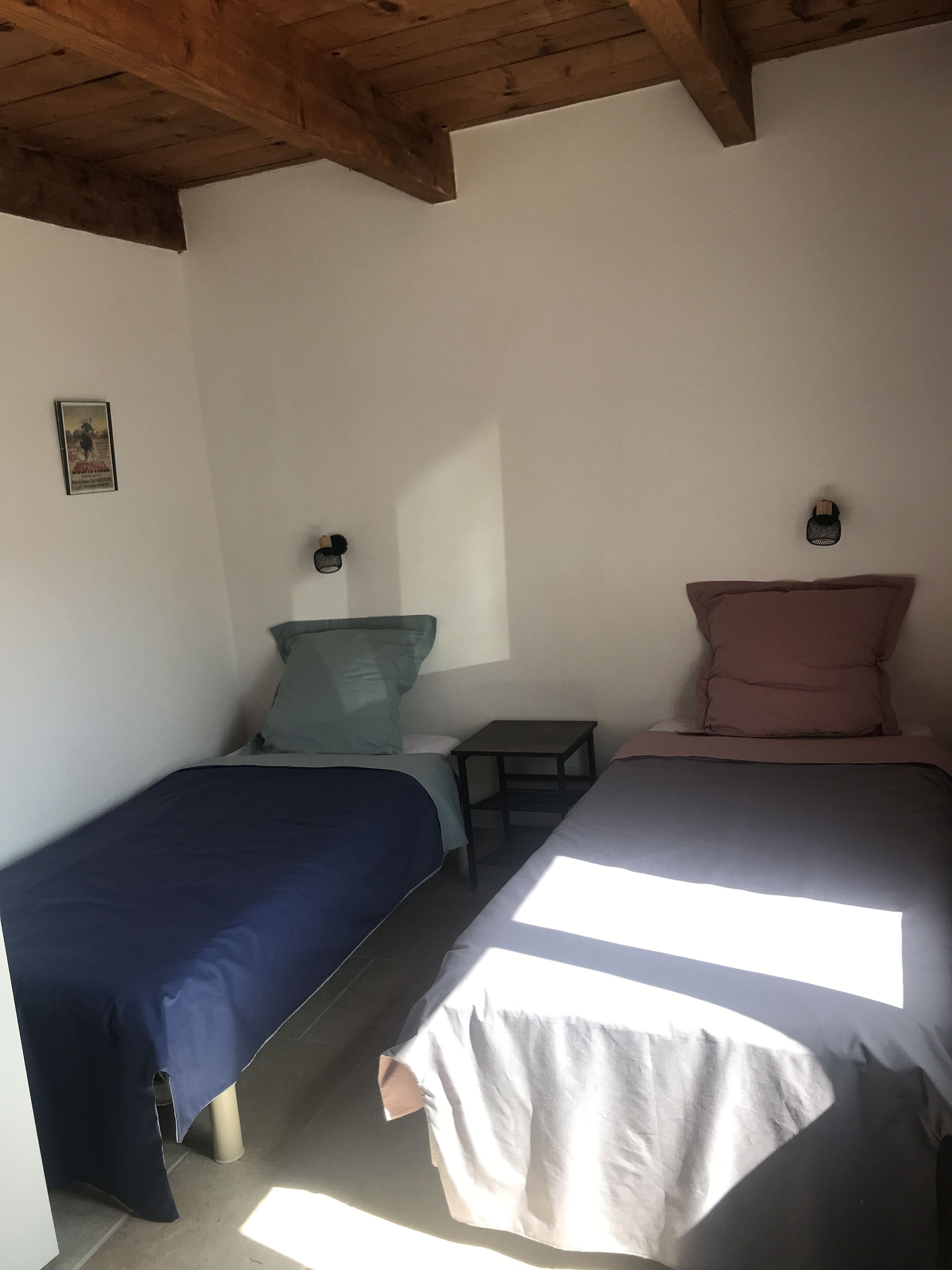 2 slaapkamers, een strijkplank/strijkijzer, gratis wifi, beddengoed