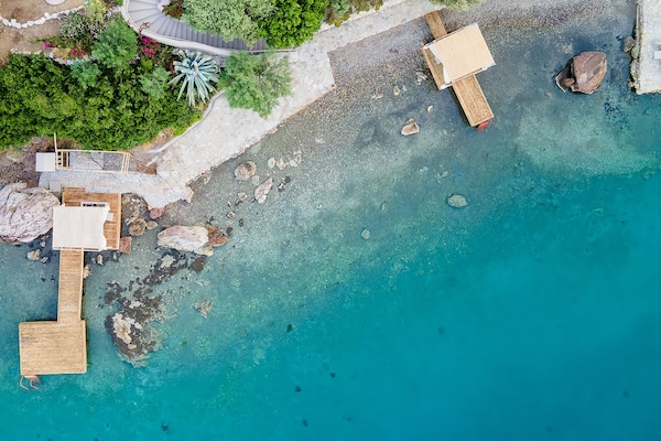 Private beach