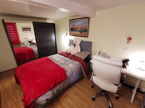 3 chambres, bureau, lit parapluie, Wi-Fi gratuit