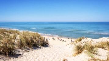 Vlak bij het strand