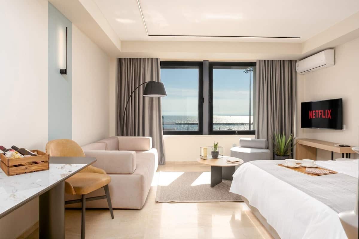 Elite studio suite | 1 slaapkamer, verduisterende gordijnen, een strijkplank/strijkijzer