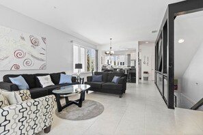 Smart-tv en een kantoor