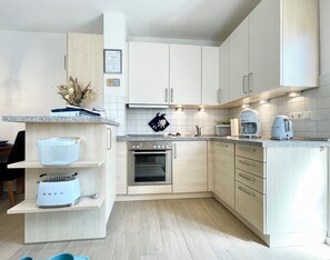 Kühlschrank, Ofen, Herdplatte, Geschirrspüler