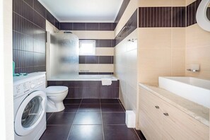 Duschwanne, Handtücher