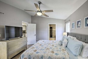 3 bedrooms, iron/ironing board, free WiFi, bed sheets