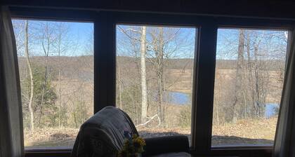 Riverview Hideaway New! Manistee River Frontage 2 Bedrom Cabin
