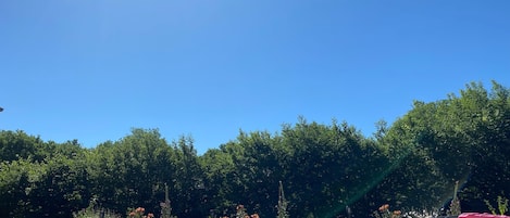 Alberca al aire libre y alberca climatizada