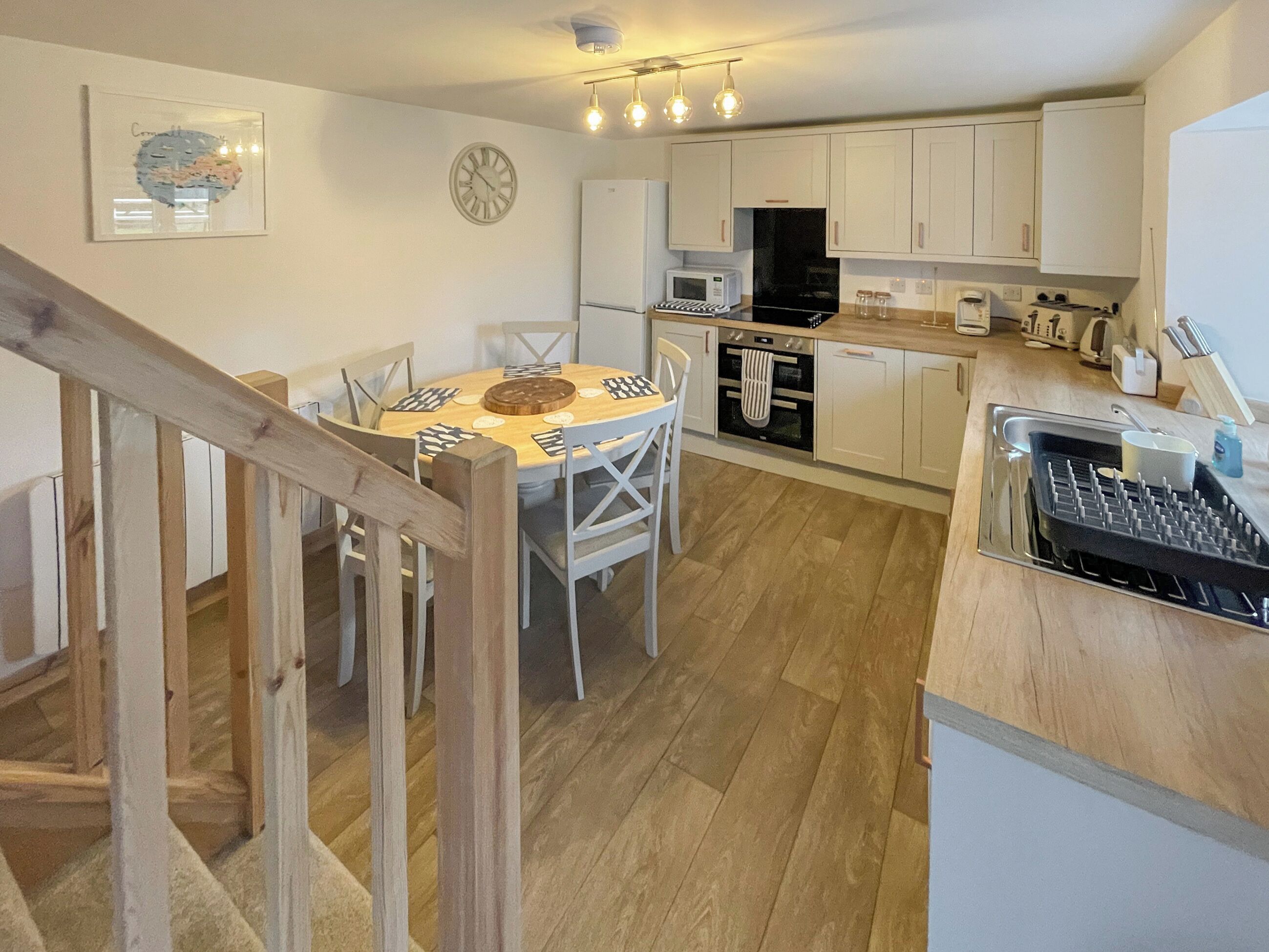 Dishwasher, high chair, freezer