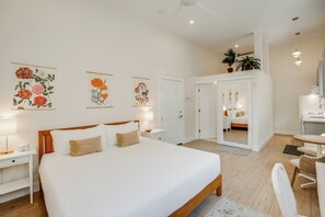 Deluxe studio suite | 1 slaapkamer, luxe beddengoed, donsdekens