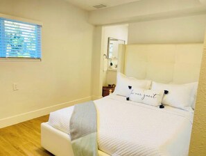 2 bedrooms, iron/ironing board, travel crib, free WiFi