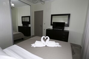 2 chambres, fer et planche Ă repasser, Wi-Fi gratuit, draps fournis