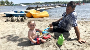 Private beach