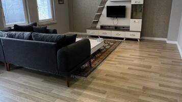 Familielejlighed - byudsigt | Opholdsområde