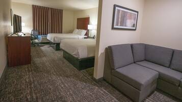 Studio, Multiple Beds, Non Smoking | Premium bedding, memory foam beds, desk, laptop workspace